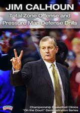 Jim Calhoun: Total Zone Offense and Pressure Man Defense Drills