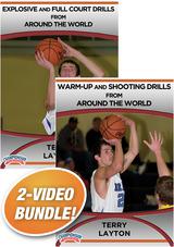 Terry Layton Around the World Basketball Drills 2-Pack                                                                          