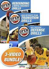 Defend, Rebound and Run Open Practice Basketball 3-Pack