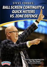 Ball Screen Continuity & Quick Hitters vs. Zone Defense