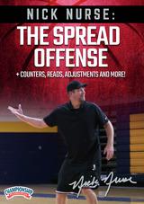 Nick Nurse: The Spread Offense + Counters, Reads, Adjustments and More!
