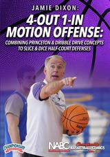 4-Out 1-In Motion Offense: Combining Princeton & Dribble Drive Concepts to Slice & Dice Half-Court Defenses