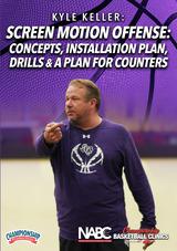 Screen Motion Offense: Concepts, Installation Plan, Drills & a Plan for Counters