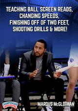 Teaching Ball Screen Reads, Changing Speeds, Finishing Off of Two Feet, Shooting Drills & More!