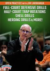 Open Practice with Jim Larranaga: Full-Court Defensive Drills, Half-Court Trap Rotations, Shell Drills, Herding Drills & More!