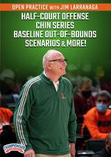 Open Practice with Jim Larranaga: Half-Court Offense, Chin Series, Baseline Out-of-Bounds Scenarios & More!