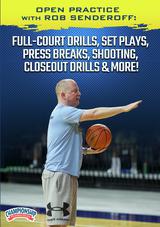 Open Practice with Rob Senderoff: Full-Court Drills, Set Plays, Press Breaks, Shooting, Closeout Drills & More!