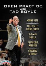 Open Practice with Tad Boyle: Horns Sets, Full/Half Court Press, 3v0/4v0 Drills, Attacking Presses, Shooting & More!