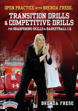 Open Practice with Brenda Frese: Transition Drills & Competitive Drills for Sharpening Skills & Basketball I.Q.