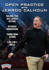 Jerrod Calhoun: Building Your Ball Screen Defense, Offensive Progressions & Thumbs Down Actions and 4-on-4-on-4 Drills