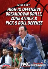 Mike Brey: High-IQ Offensive Breakdown Drills, Zone Attack and Pick & Roll Defense