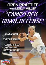 Open Practice with Molly Miller: 'Camp Lock-Down Defense' - Close Outs, Zig Zag Series, 'Centerfield' Full Court Press & More!