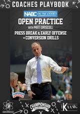 NABC On the Court Open Practice with Matt Driscoll: Press Break & Early Offense + Conversion Drills Playbook