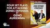 Four Set Plays for Attacking Zones Defenses with Geno Auriemma