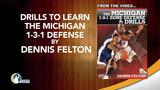 Drills to Learn the Michigan 1-3-1 Defense with Dennis Felton