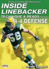 Inside Linebacker Technique & Reads for the 4-4 Defense