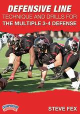 Technique and Drills for the Multiple 3-4 Defense 4-Pack - Football