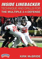 Technique and Drills for the Multiple 3-4 Defense 4-Pack - Football