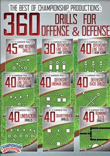 Best of the Best Football Series: 360 Drills for Offense and Defense