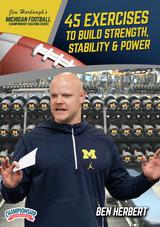 Michigan Football Series: 45 Exercises to Build Strength, Stability & Power