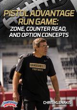 Pistol Advantage Run Game: Zone, Counter Read, and Option Concepts
