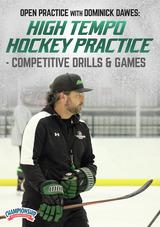 Open Practice with Dominick Dawes: High Tempo Hockey Practice - Competitive Drills & Games                                      