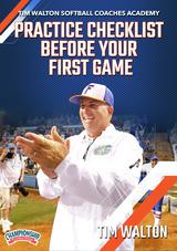 Tim Walton Softball Coaches Academy Bundle                                                                                      
