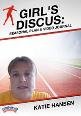 Girl's Track and Field Seasonal Plan & Video Journal Series                                                                     