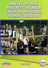 Making Optimal Progress in Small Group or Individual Training Sessions
