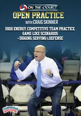 Craig Skinner: High Energy, Competitive Team Practice, Game-Like Scenarios + Digging, Serving & Defense